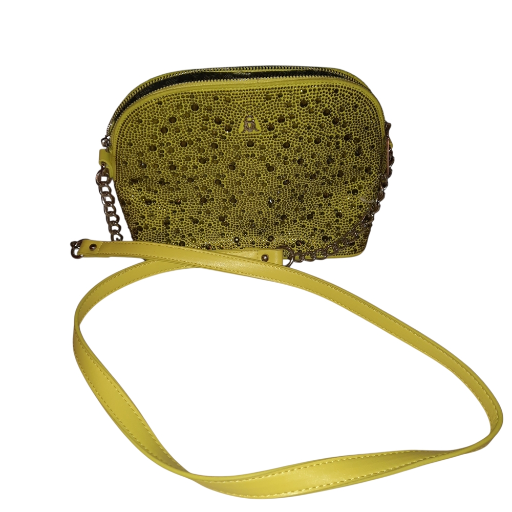 Steve Madden Yellow Crystal Crossbody Bag neon - Picture 7 of 14